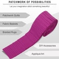 thumbnail image 5 of Soimoi Solid Jelly Roll Fabric Strips for Quilting, Precut Fabric for DIY, 40 Strip Assorted Bundle, Jelly Roll For Scrapbooking, Perfect Quilting for Sewing, Craft, Home Decor- Fuchsia Glow, 5 of 7