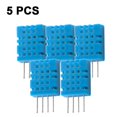 thumbnail image 1 of 5pcs Dht11 Module de Capteur d'Humidité de Température Bus Unique Numérique 5v avec Fils de Sautoir Compatible, 1 of 4