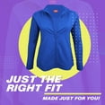 thumbnail image 2 of NATURAL UNIFORMS Women's Ultra Soft Front Zip Warm-Up Scrub Jacket 5200 (True Royal Blue, X-Small), 2 of 6