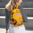 thumbnail image 5 of School Backpack for Women/Men - Chicken Family Rooster Hen Chicks Lightweight Canvas Travel Bag School Back Pack Laptop Bag with Laptop Compartment, 5 of 5