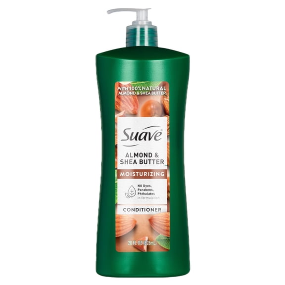 Suave Keratin Infusion Smoothing Conditioner For Frizzy Hair, 48HR Frizz Control, 28 FL OZ