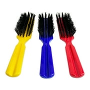Ebo Plastic Nylon Bristles Hair Brush All Types Of Hair Assort Color 2 Pcs