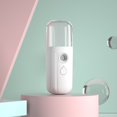 thumbnail image 1 of Nano Spray Water Meter Sprayer Steam Face Facial Humidifier Cold Spray Machine Moisturizing Beauty Instrument, White, 1 of 3