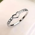 thumbnail image 2 of PULABO Elegant Valentine's Day Cocktail For Women Ladies Lightweight Comfortable Fit AAA Zircon CZ Ring Ideal Jewelry Gift Gift Box Included, 2 of 9