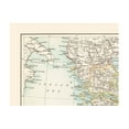 thumbnail image 4 of Historic Map - Greece Balkan Peninsula Southern - Bartholomew 1892, 4 of 4