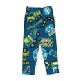 thumbnail image 4 of Daiia Dump Truck Women's Sleep Pant with Pockets and Drawstring,Pajama Pants-Small, 4 of 9