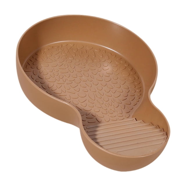 Piscina de baño para reptiles, plato de agua para tortugas, decoración de hábitat, cuenco de agua para alimentación de reptiles, plato de alimentación broncearse