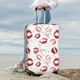 thumbnail image 7 of Susaid Red Lips Print Elastic Washable Suitcase Cover with Hidden Zipper, Fits 18-32 Inch Luggage for Protection During Travel-Medium, 7 of 7