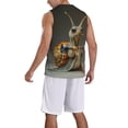 thumbnail image 2 of Sikiie Surreal Weightlifting Snail Basketball Jersey Reversible Men's Mesh Athletic Sports Shirts Training Practice S-4XLXX-Large, 2 of 6