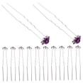 thumbnail image 5 of Toyvian 20 Pcs U-Shaped Rhinestone Hair Pins for Women, Elegant Wedding Hair Accessories for Special Occasions, 5 of 5