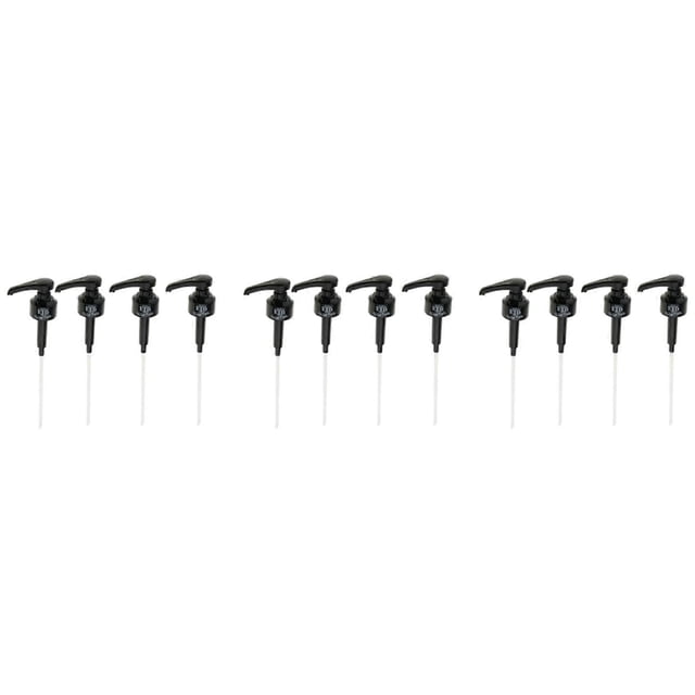12Pack Black 8Ml Syrup Pumps Dispenser Pump Great for Monin Coffee Syrups Snow Cones Flavorings & More