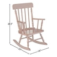 thumbnail image 5 of DOBA Kids Toy 29837027 Deluxe Child's Spindle Rocking Chair (Cherry), 5 of 5