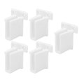 thumbnail image 1 of Wire Shelf Support Bracket, Wire Shelf End Bracket 10 Set ABS 10 Lbs Bearing  for Cabinets Wardrobes, 1 of 7