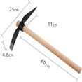Versatile Heavyduty Mattock Hoe Axe Pick Essential Garden Hand Tool for Digging