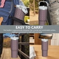 thumbnail image 7 of Modern 30oz Handheld Travel Tumbler with Handle – Double Wall Stainless Steel Insulated Cup, Flip Straw Lid, Leak-Proof & BPA-Free for Hot and Cold Drinks – Durable Coffee & Juice Mug White, 7 of 7