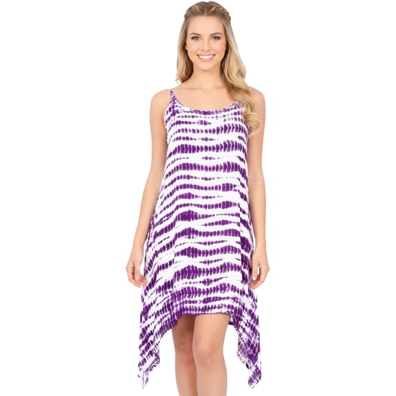 HAPPY BAY Women's Beachwear Swimsuit Coverups Summer Swim Beach Cover ups for Swimwear Women Bathing Suit Spaghetti Dress 12-14 Violet_AC194