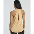thumbnail image 3 of Real Essentials 5 Pack: Women's Crossback Keyhole Open Back Workout Tank Top Dry-Fit Sleeveless Yoga Gym (Available In Plus), 3 of 7