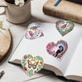 thumbnail image 7 of 4pcs Diamond Painting Bookmark Kit 5D DIY Butterfly, Bird, and Heart Shapes Shimmering Handmade Artwork For Book Lovers Perfect Holiday Gift, 7 of 7