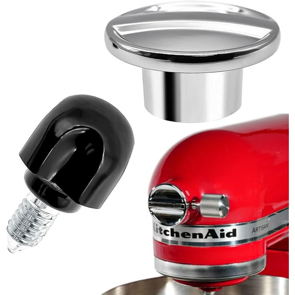 Hub Attachment Cap & Fixing Attachment Screw Compatible with KitchenAid 4.5&5 Quart Tilt-Head Stand Mixers