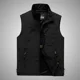 thumbnail image 3 of Otoño hombres chaleco ocio al aire libre sólido sin mangas chaqueta joven de mediana edad fotografía pesca chaleco Casual masculino verano, 3 of 5