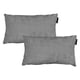 thumbnail image 1 of Cojín riñonera decorativa Delta rectangular Set de 2 Gris Tormenta, 1 of 4