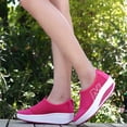 thumbnail image 7 of Domuza Orthopedic Shoes for Women Arch Support Slip on Non Slip Work Shoes Wide Width Knitted Mesh Stretch House Shoes Comfortable 2026 New Foam Shoes Red 6.5（EU-37）, 7 of 7