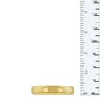 thumbnail image 4 of SuperJeweler Mens 4mm Yellow Gold Polished Titanium Ring Wedding Band, Size 11.5 for Men, 4 of 6