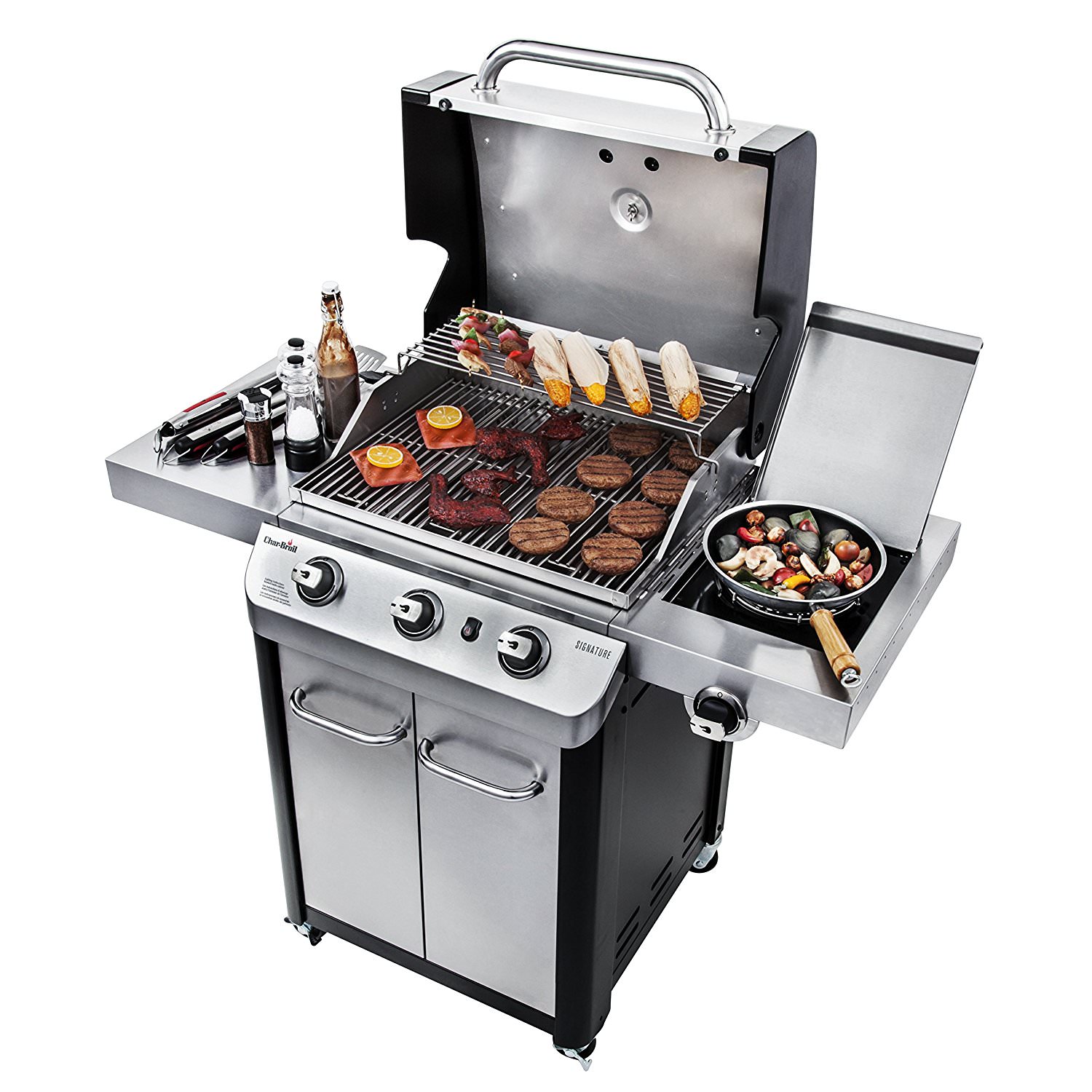 Char Broil Signature 3 Burner Gas Grill Walmart