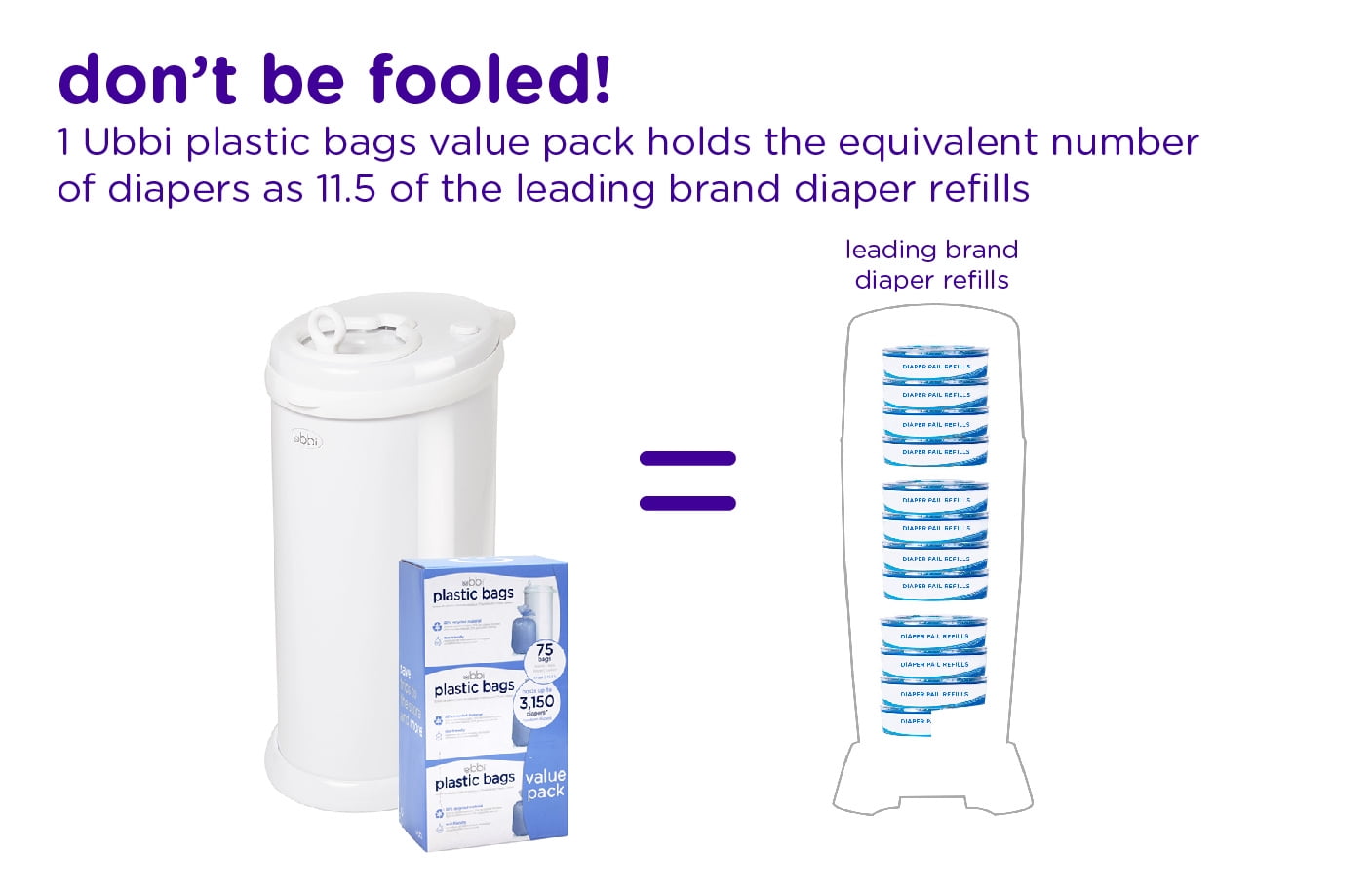 ubbi diaper pail refills