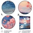 thumbnail image 3 of Designart "Lake Minimalism Coastal gracefulness" Nautical & Beach Metal Wall Art Prints, 3 of 5