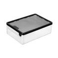 thumbnail image 1 of Acuario para tortugas, hábitat para tortugas, escondite transparente, fácil de limpiar, recinto para tortugas para reptiles, para área de eclosión, 1 of 8