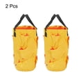 thumbnail image 3 of Uxcell 3 Gallon Hanging PE Strawberry Grow Bag with 10 Side Planting Pockets Yellow 2Pack, 3 of 6