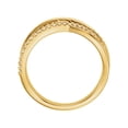 thumbnail image 2 of 1/4Ct Diamond Criss Cross Right Hand Ring 14K Yellow Gold, 2 of 2