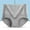 Gray, variant on Homenesgenics Womens Underwear Plus Size Leak Proof Menstrual Period Panties Women Underwear Physiological Waist Pants