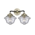 thumbnail image 1 of Innovations 284-2W-BAB-G534-LED Small Oxford 2 Light Bath Vanity Light part of the Nouveau Collection, Black Antique Brass, 1 of 1