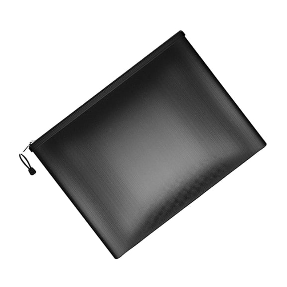 Fireproof Waterproof Document Bag with Zipper, Money Pouch for Important Papers, Secure File Storage Organizer for Home Office Travel - Protect Valuables from Fire and Water