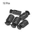 thumbnail image 3 of Uxcell 8mm Dia Spring Plastic Cord Locks Rope Stoppers for Camping Black 12Pack, 3 of 6