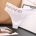 thumbnail image 3 of Panties for Women,Sheer Seamless Underwear Low Rise Thong For Women High Elasticity Lifting Comfortable Mesh Design,Womens Underwear,White,M, 3 of 3