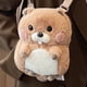 thumbnail image 3 of Bolsa Lindo de hombro de ardilla Kawaii de mensajero de felpa suave para ir de compras (caqui) Likrtyny Para Estrenar, 3 of 8