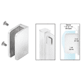 thumbnail image 4 of CRL SA94FPS Polished Stainless 1/4" Top Flat Base Glass Clip, 4 of 5