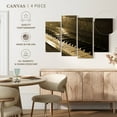 thumbnail image 4 of Elephant Stock Vintage Piano Wall Art - Horizontal Multi Panel Canvas - Living Room Wall Decor - Music Multi Panel - Brown And Black Decor - 24" x 14", 4 of 4