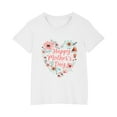 thumbnail image 4 of Spazoro Toddler Girls T-shirts, Summer Casual Graphic Crewneck Short Sleeve Tops Tee White Size 3-4T, 4 of 4