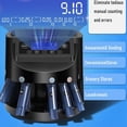 thumbnail image 3 of LCD Digital Display Coin Counting and Sorting Machine, Automatic Wrapping, Fast Accurate Sorting - 270 Coins/Min, 3 of 11