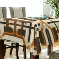 thumbnail image 5 of Yayeee Tablecloths 60" x 90" Rectangle Wrinkle Resistant Party Table Cover, Beige Geometric, 5 of 8