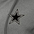 thumbnail image 2 of Women's Antigua  Heather Black Dallas Cowboys Seeker Full-Zip Hoodie Jacket, 2 of 2