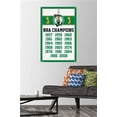 thumbnail image 2 of NBA Boston Celtics - Champions 13 Wall Poster with Push Pins, 22.375" x 34", 2 of 3
