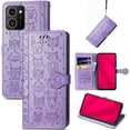 thumbnail image 1 of Funda Cartera FOXDOCK para HMD Skyline , Flip PU con Relieve de Gatos y Perros, Tarjetero y Soporte, 1 of 6