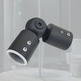 thumbnail image 2 of Conector de varil Zulema Conector con bisagras de servicio Conector de codo para ventana negro, 2 of 8