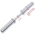 thumbnail image 5 of Pair of 20 Inches Olympic Dumbbell Handles Loadable Bars for 2-inch Weight Plate US, 5 of 5