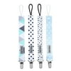 Dodo Babies 4 Pack Pacifier Clips with Pacifier Case